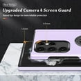 thumbnail image 4 of Shockproof Case for Samsung S23 Ultra 5G, [Embedded Finger Ring] Military Grade Phone Case Cover with Reinforced Metal Stand Kickstand [Support Magnetic Car Holder] for S23 Ultra, Purple, 4 of 13