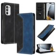 thumbnail image 2 of Funda FOXDOCK para Motorola Moto G 5G 2022 de Cuero Premium Bicolor con Ranuras RFID, Carcasa Tipo Billetera Antigolpes y Soporte Plegable, 2 of 6