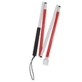 thumbnail image 3 of Canne Pliable, Canne Aveugle Pliable Solide Durable Rouge Blanc Aluminium pour les Anciens, 3 of 8
