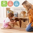 thumbnail image 5 of ECR4Kids Streamline 2-Shelf Double-Sided Storage Cabinet, 30in, Classroom Furniture, Natural, 5 of 9