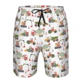 thumbnail image 3 of Fotbe Excavator Trajes de Baño Estampados para Hombre, Shorts de Verano de Secado Rápido, Ropa de Playa, Bañadores-Small, 3 of 6