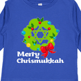 thumbnail image 4 of Inktastic Merry Chrismukkah Boys or Girls Long Sleeve Toddler T-Shirt, 4 of 5