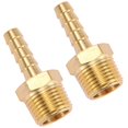 thumbnail image 1 of Conector de Latón para Manguera Sanpaint 1/4" Barb x 3/8" NPT Macho Paquete de 2, 1 of 2
