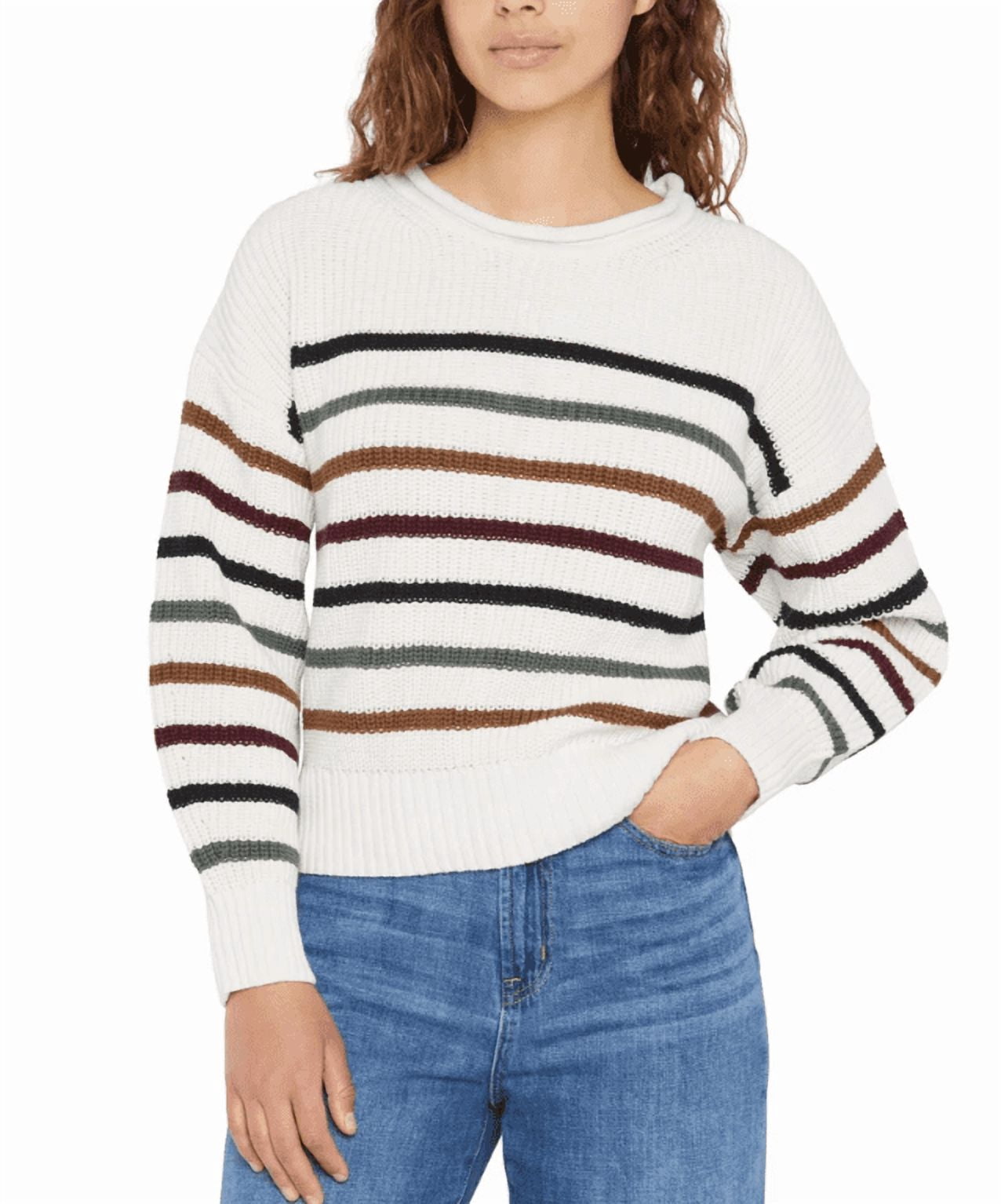 Gap Women's Textured Reverse Stockinette Knit Long Sleeve Sweater
