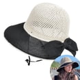 thumbnail image 1 of Sombrero De Sol Para Mujer, Sombrero De Playa, Sombrero De Paja Plegable A La Moda, Sombrero De Verano Para Mujer matsuzay AP007140-04, 1 of 6