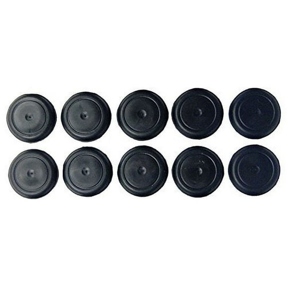 SBDs (Pack of 10) 3/4" -19 MM Rubber Plugs for Flush Mount Body n Sheet Metal Holes | for Hole Size .728" -.787" |"for Metal Thickness .031"-.079" | Thermoplastic Rubber Button Plugs Made in USA