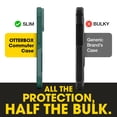 thumbnail image 3 of OtterBox iPhone 15 Pro Max Commuter Series Case - MagSafe Edition - Thin & Tough, Pocket-Friendly, with Port Protection - Green, 3 of 9