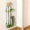 thumbnail image 4 of Wall-mounted Umbrella Storage Rack, Plastic Organizer with Removable Water Storage Box, No-drill Adhesive Backing for Drip-free Drying, Space-saving Design for Long & Short Umbrellas by, 4 of 9