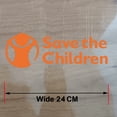 thumbnail image 5 of Parches termoadhesivos con el logotipo del patrocinador de fútbol Save The Children, material de PU, logotipo del patrocinador en el pecho, blanco y negro, 5 of 5