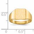 thumbnail image 5 of Bague Chevalière en Or Jaune 14 Carats, 5 of 5
