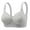 Gray, variant on Lace Bras for Women Plus Size No Underwire Wireless Seamless Full Coverage Push Up No Underwire Everyday Bralette Bra,Green,46 C