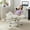 Beige & Velvet, variant on Bestier Big and Tall Executive Office Chair with Footrest and Flip-Up Arms, Ergonomic Reclining High Back Criss Cross Chair with Side Pockets, Height Adjustable, Brown