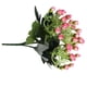 thumbnail image 3 of Artificial Rosa Ramo Simulación Decoración floral Oficina en casa Plástico Flor de rosa falsa, Rosa 2 piezas sidaley HA8203-03B, 3 of 6