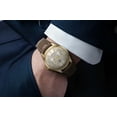thumbnail image 6 of Carribean Joe Men's Analog Watch, Gold-Tone Round Case,Quartz Movement, Decorative Subdial Design, Brown Vegan Leather Strap Wrist Watch for men, 6 of 6