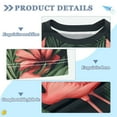 thumbnail image 2 of FORMRS Boys Rash Guard Short Sleeves Swim Shirt Quick Dry UPF 50+ Sun Protection, Sizes 3-12T, Red Flamingo Pattern, 2 of 6