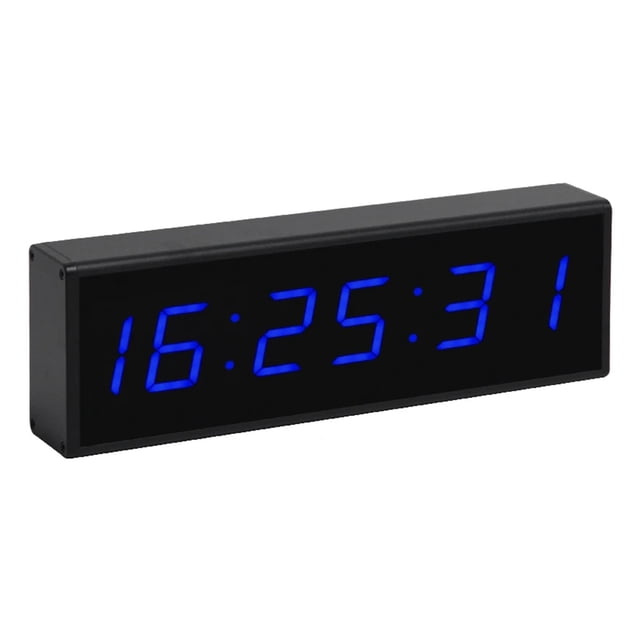 LED Countdown Clock, Digital Timer, Desktop Clock, Indoor Stopwatch, Timer, 12/24 Hour Time