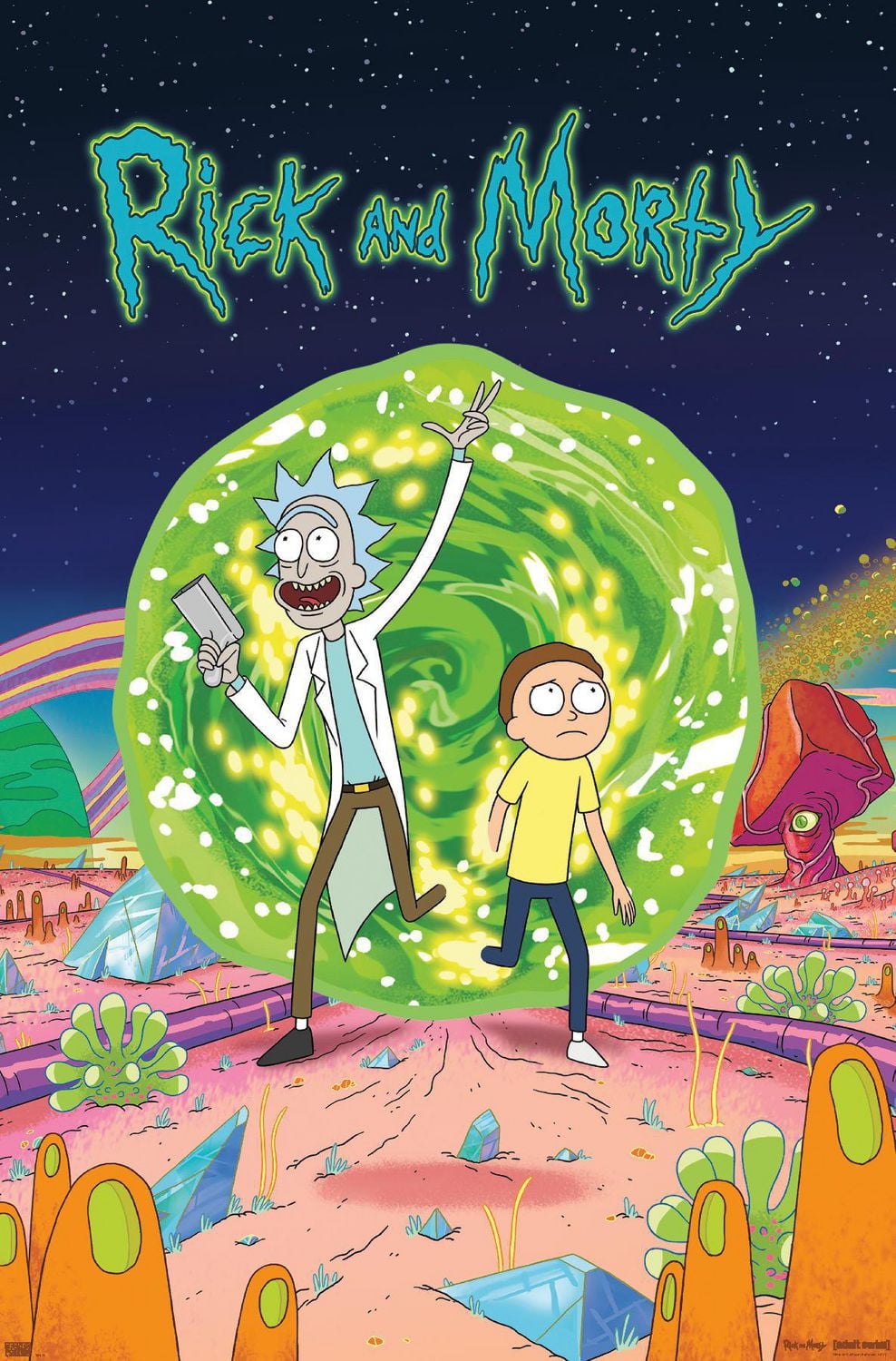 Rick And Morty - Cover Wall Poster