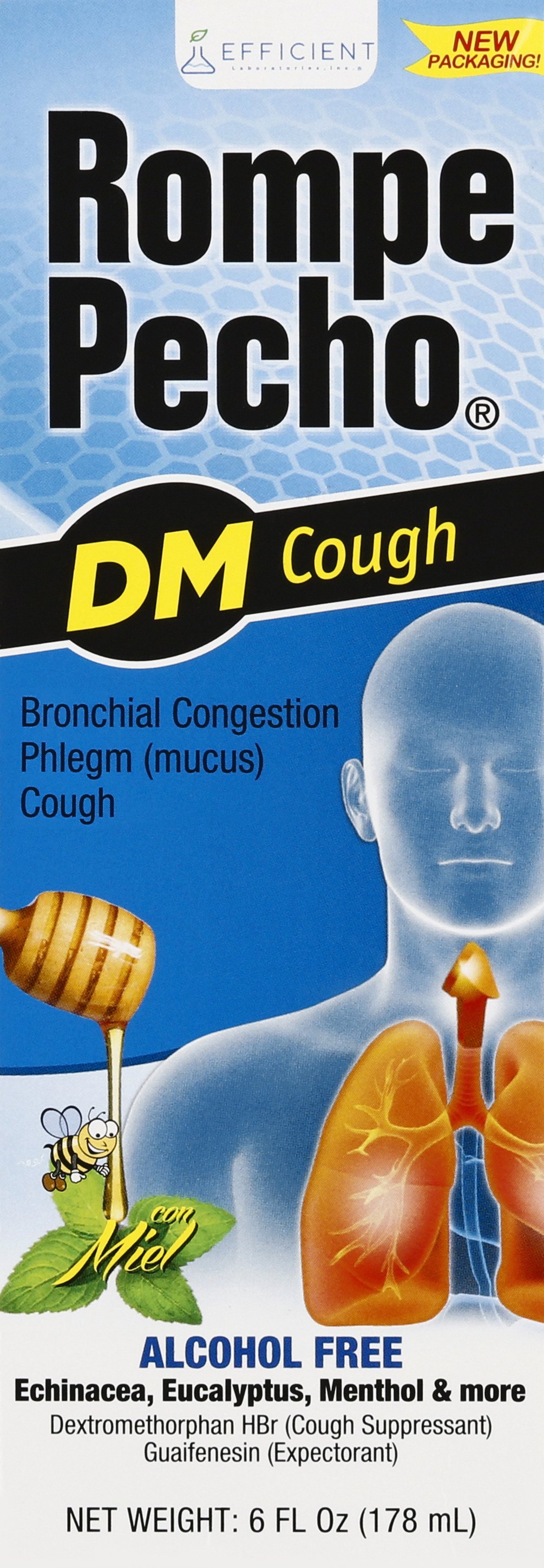 Rompe Pecho DM 6oz - Cold and Cough Syrup
