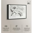 thumbnail image 2 of Dogs Running Canvas Vintage Dog Art by Art Remedy, Black Frame, 20" x 16", 2 of 7