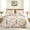 Flower Birds, variant on Jessy Home Flower Bedding Multicolor Microfiber Quilt, Queen - Reversible