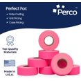 thumbnail image 4 of Perco 1 Line Fluorescent Pink Labels - 8,000 Blank Price and Date Gun Labels for Perco Lite, X, Plus and Pro 1 Line Price and Date Guns - 8 Rolls, 1 Sleeve - Made in USA, 4 of 7
