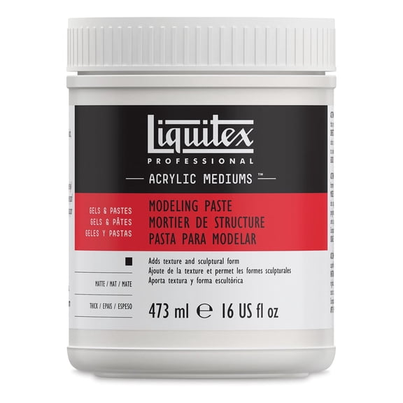 Liquitex Medium - Modeling Paste, 16 oz jar