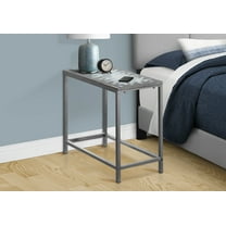 Monarch Specialties Accent Table, Side, End, Nightstand, Lamp, Living Room, Bedroom, Blue Tile