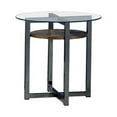 thumbnail image 1 of Furniture of America Table d'Appoint Industrielle en Chrome Noir, 1 of 3