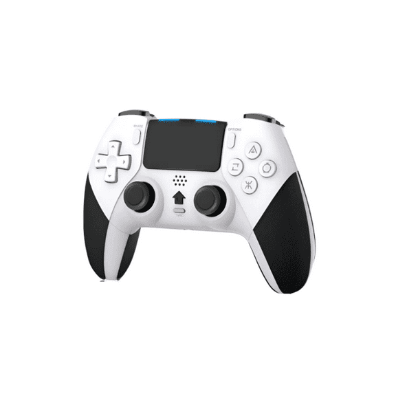 Control Inalámbrico Mando Compatible Con Para Ps4 Y Pc Malubero Blanco, Negro