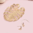 thumbnail image 3 of LOLIPPYY Golden Zinc Alloy Leaf-Shaped Jewelry Tray Organizer for Women, 1 Piece Elegant Storage Solution, 3 of 8