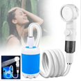 thumbnail image 2 of Portable Shower for Camping Rechargeable Mobile Bathing Pump with Digital Display for Outdoor Camping, 2 of 5