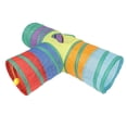 thumbnail image 1 of Túnel para mascotas en forma de T, túnel para gatos de 3 vías, tubo para gatos, túnel para gatos, diseño de próxima generación, 1 of 9