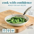 thumbnail image 6 of Rachael Ray Cucina 8.5 inch Ceramic Nonstick, Frying Pan, Almond, 6 of 9