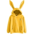 thumbnail image 3 of Sweatshirts Lapin Manches Longues Pull Tops Femmes Extérieur, 3 of 3