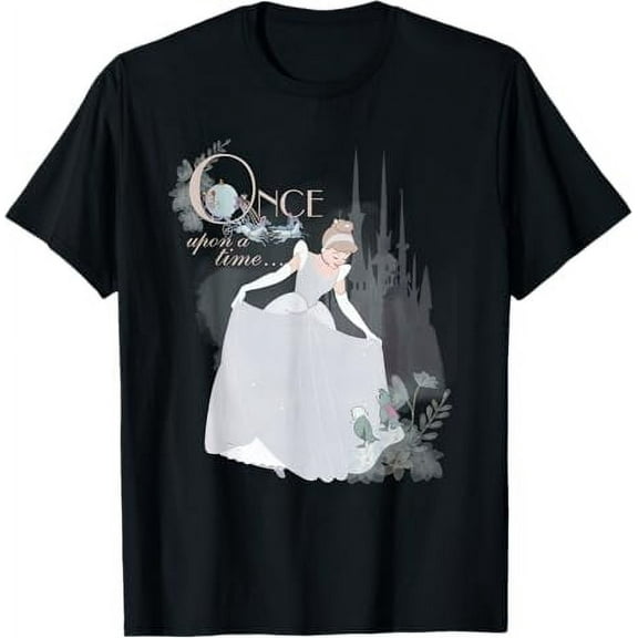 Disney Princess Cinderella Vintage Once Upon a Time T-Shirt