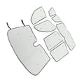 thumbnail image 2 of Auto Window Sun Shade, Reflective 210T Material Window Heat Shield Cover Protect Dashboard  Aluminum Foil Foldable Keep Vehicle Cool  For X3 E83 2006-2010, 2 of 8