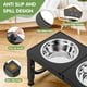 thumbnail image 5 of Comederos Elevados para Perros Razas Grandes XiaZ Soportes para Tazones Elevados para Perros Perro Grande y Mediano 2 Juego de Soportes para Tazones de Agua para Comida para Perros Elevados Grandes Ne, 5 of 7