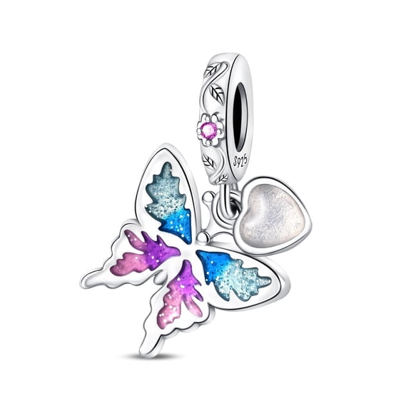 Luminous Butterfly Charm, Compatible with Most Bracelet, Charm for Bracelet