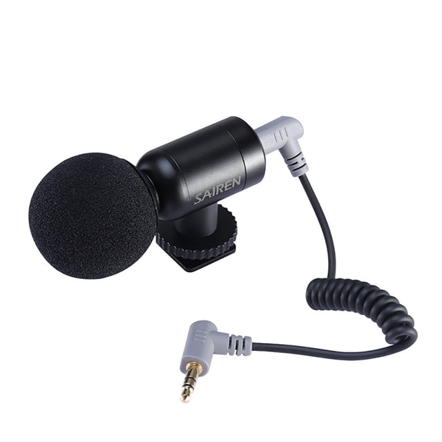 Cámara digital micrófono mini videos electret a prueba de viento que fabrican vlogging en vivo de transmisión de transmisión micrófono de teléfono con bolsa de almacenamiento Inevent EL005762-00B