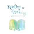 thumbnail image 2 of Murray, Amanda 12x14 Black Ornate Wood Framed with Double Matting Museum Art Print Titled - Reading is Dreaming, 2 of 4