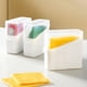 thumbnail image 5 of Contenedor Almacenamiento Rebanadas Queso,Soporte para Rebanadas de Queso, Caja Organizadora de Bolsas de Té, Caja Hermética para Mantener Alimentos, Contenedor Transparente, 5 of 7