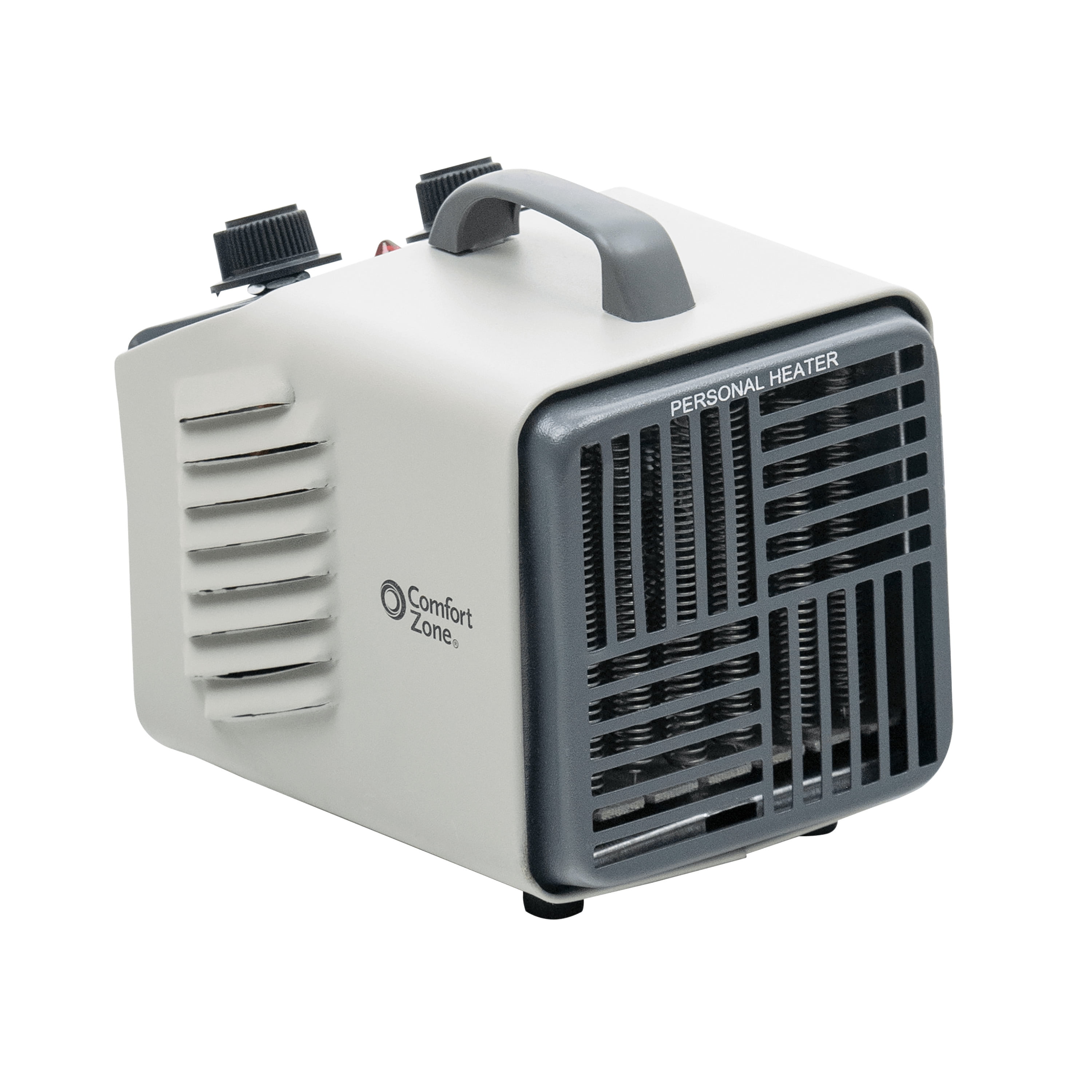 Comfort Zone 750 1500 Watt Fan Forced Electric Portable Utility Garage Heater Beige Walmart Com