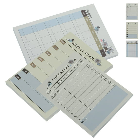 Notebooks The 6 Planner Notepad Tear off Tear-off Paper Work