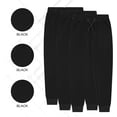 thumbnail image 2 of 3 Pack Men's Joggers with Pockets – Fleece Mens Sweatpants, Gym Joggers Men, Workout Sweat Pants, 2 of 2