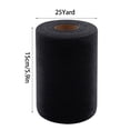 thumbnail image 3 of 2 Pcs Tulle Fabric Roll, 6" by 25 Yards (75 FT) Tulle Organza Fabric Spool for DIY Tutu Skirt Shower Decor Wedding Backdrop Crafts Birthday Party Supplies, Black, 3 of 9