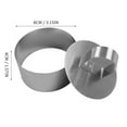 Kwlinmg Cake Mould Stainless Steel Cake Ring Cake Mold With Push Piece