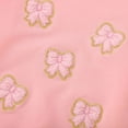 thumbnail image 5 of Tiijoy Toddler Girls Sweatshirt Bow Embroidery Crew Neck Casual Sweatshirts, Sizes 2-3, 5 of 6