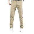 thumbnail image 2 of Men's High Elasticity Multi Pocket Casual Pants Loose Fit Breathable, 2 of 9