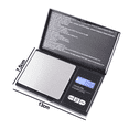 thumbnail image 2 of Balance Portable Très Précise, Balance de Poche Numérique avec Plateforme en Acier Inoxydable pour une Pesée Polyvalente, 2 of 5