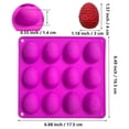 thumbnail image 3 of Silicone Mold Set Flexible Non Stick Baking Craft Form With Easy Release Surface For Cake Soap Resin Handmade Diy Home Creative Use, 3 of 8
